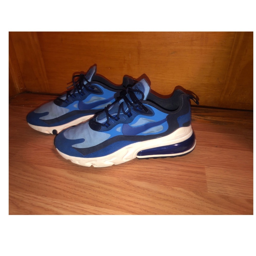 👟Men’s Nike Air Max 270 React Triple Blue